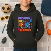 Front Office Squad Front Office Secretary Team Kids Hoodie thumb 2