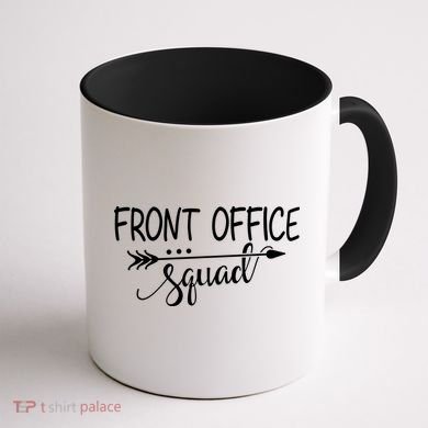 Front Office Squad Coffee Mug back