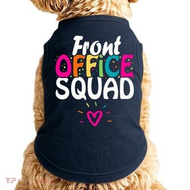 Front Office Squad Administrative Assistant School Secretary Doggie Tank