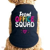 Front Office Squad Administrative Assistant School Secretary Doggie Tank thumb 0