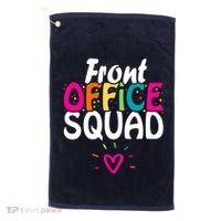 Front Office Squad Administrative Assistant School Secretary Golf Towel thumb 0