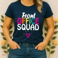 Front Office Squad Administrative Assistant School Secretary Women's T-Shirt thumb 2