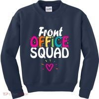 Front Office Squad Administrative Assistant School Secretary Kids Sweatshirt thumb 0