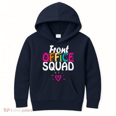 Front Office Squad Administrative Assistant School Secretary Kids Hoodie