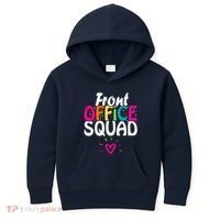 Front Office Squad Administrative Assistant School Secretary Kids Hoodie thumb 0