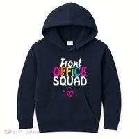 Front Office Squad Administrative Assistant School Secretary Kids Hoodie thumb 0