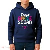 Front Office Squad Administrative Assistant School Secretary Kids Hoodie thumb 4