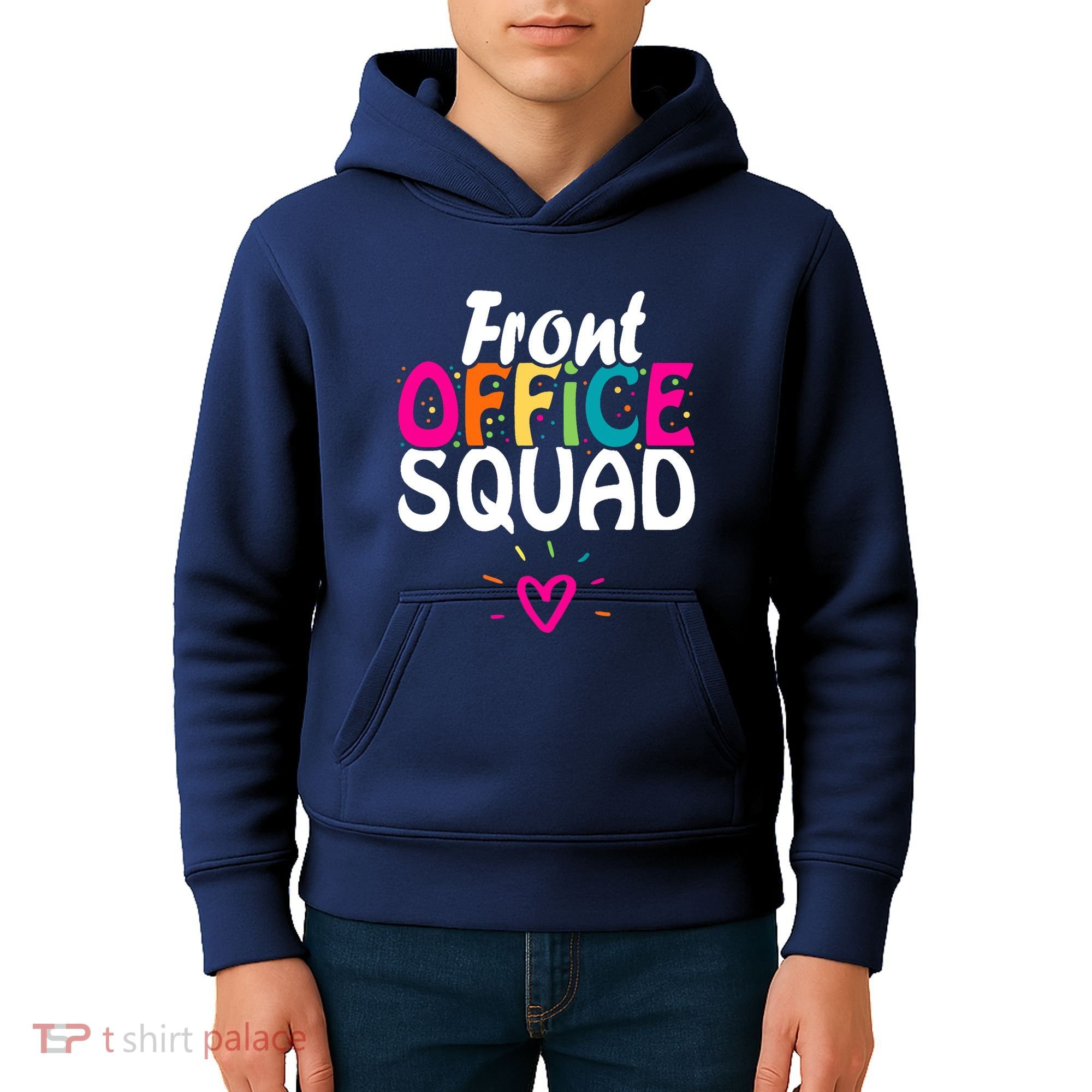 Front Office Squad Administrative Assistant School Secretary Kids Hoodie