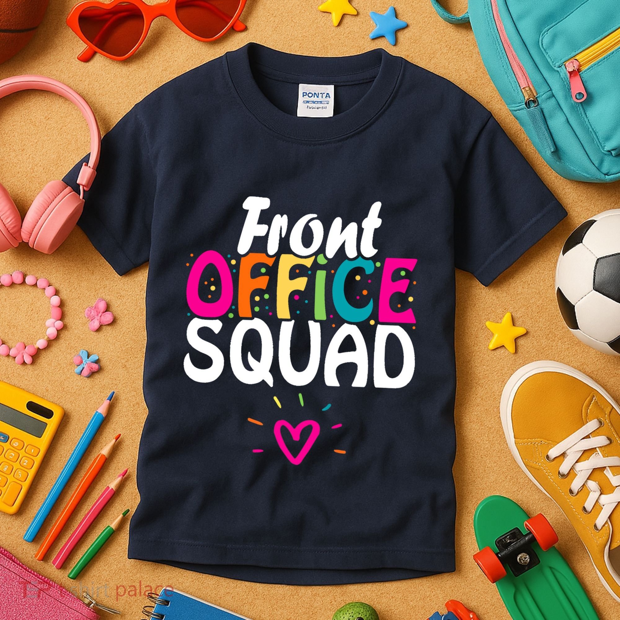 Front Office Squad Administrative Assistant School Secretary Kids T-Shirt