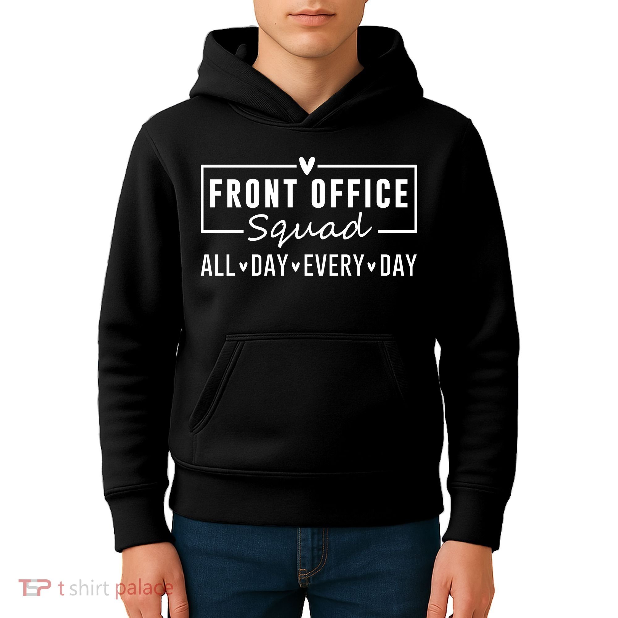 Front Office Squad All Day Every Day Kids Hoodie