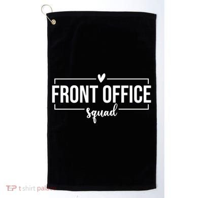 Front Office Squad Administrative Assistant School Secretary Gift Golf Towel