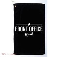 Front Office Squad Administrative Assistant School Secretary Gift Golf Towel thumb 0