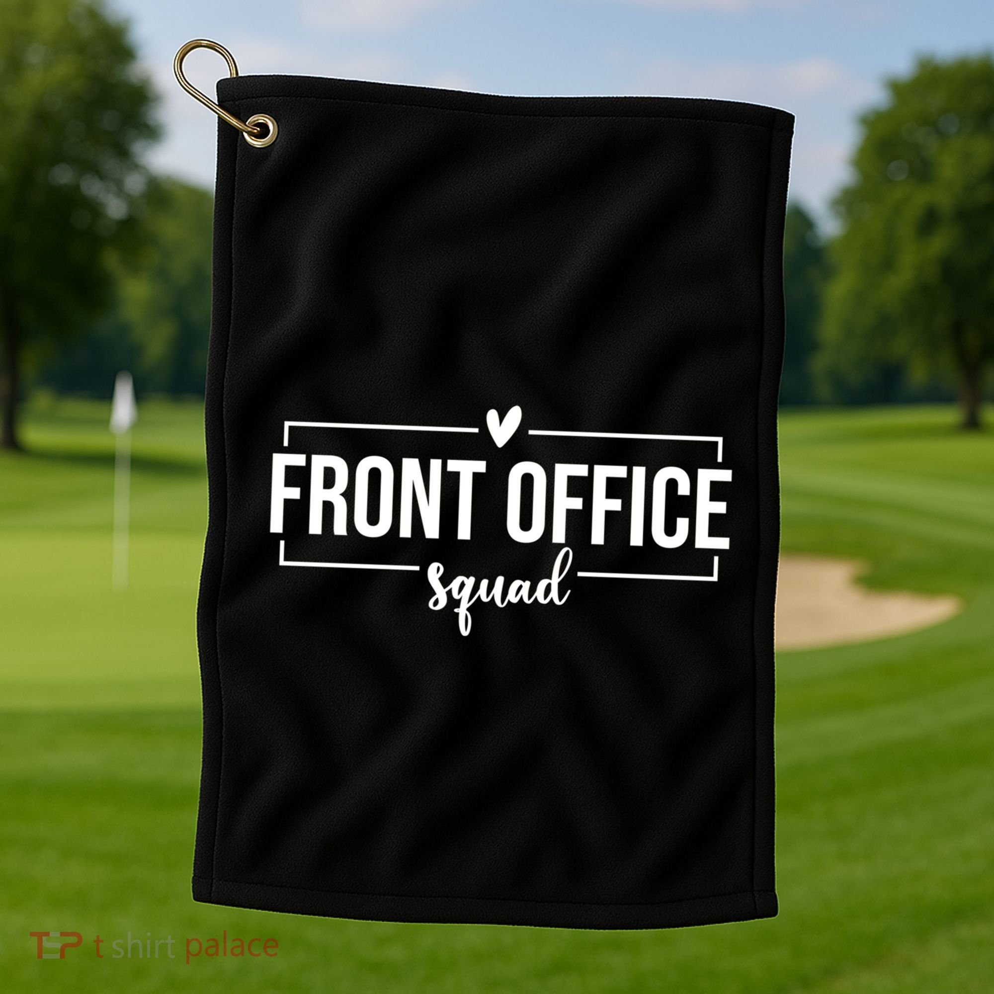 Front Office Squad Administrative Assistant School Secretary Gift Golf Towel