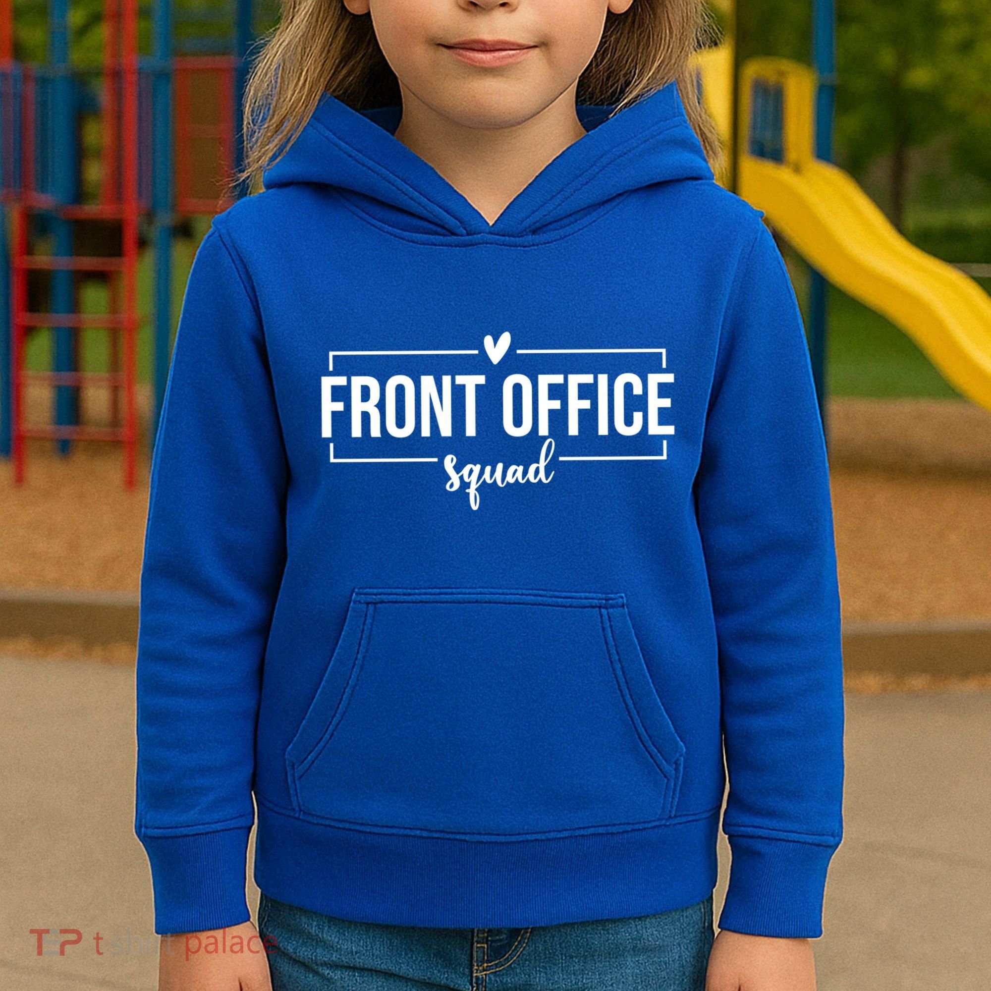 Front Office Squad Administrative Assistant School Secretary Gift Kids Hoodie