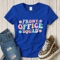 Front Office Squad Administrative Assistant School Secretary Great Gift Women's T-Shirt thumb 3