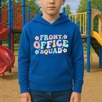 Front Office Squad Administrative Assistant School Secretary Great Gift Kids Hoodie thumb 2