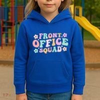 Front Office Squad Administrative Assistant School Secretary Great Gift Kids Hoodie thumb 3