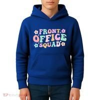 Front Office Squad Administrative Assistant School Secretary Great Gift Kids Hoodie thumb 4
