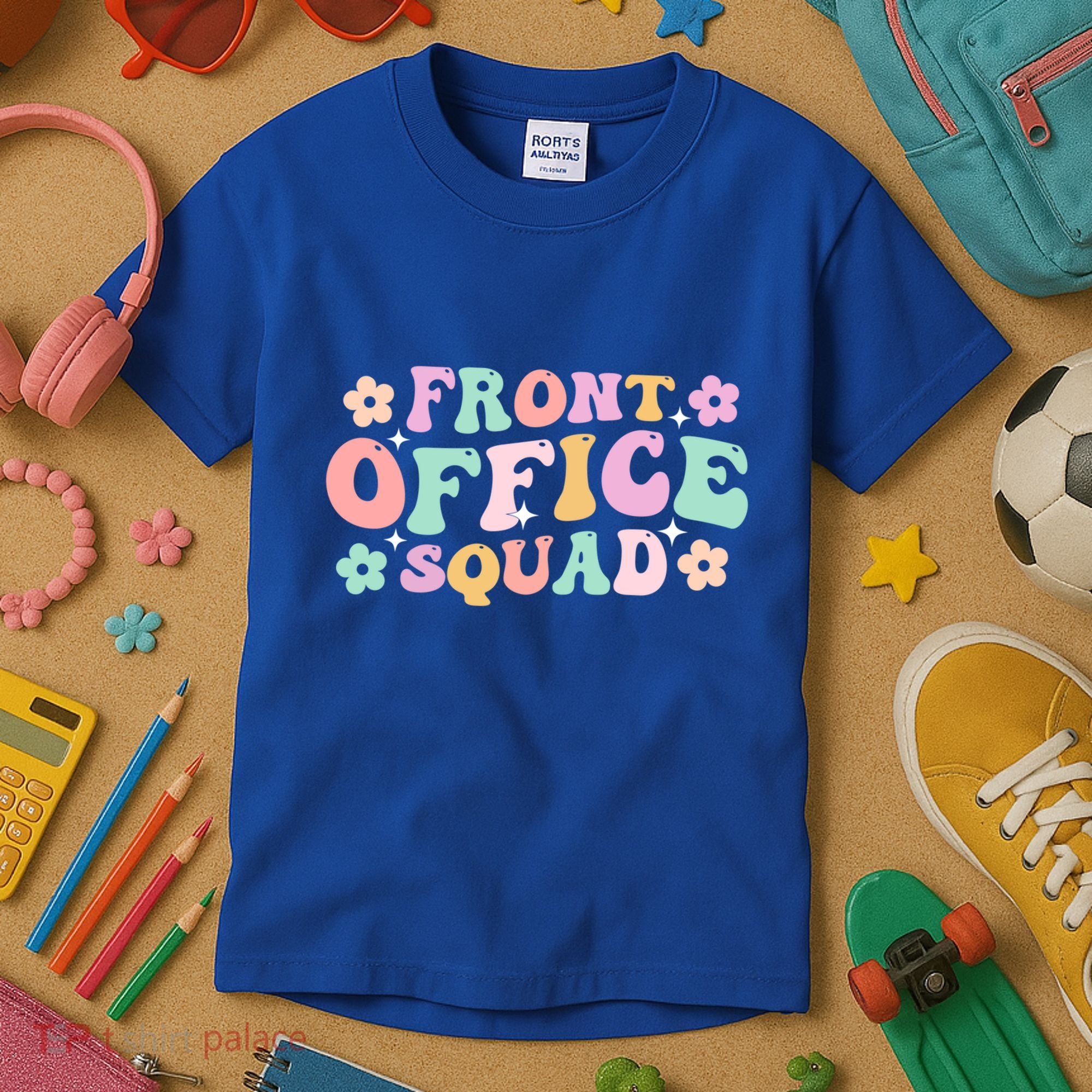 Front Office Squad Administrative Assistant School Secretary Great Gift Kids T-Shirt