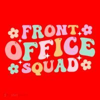 Front Office Squad Administrative Assistant School Secretary Great Gift Santa Hat thumb 1