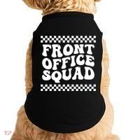 Front Office Squad Administrative Assistant School Secretary Gift Doggie Tank thumb 0
