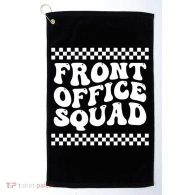 Front Office Squad Administrative Assistant School Secretary Gift Golf Towel
