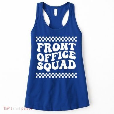 Front Office Squad Administrative Assistant School Secretary Gift Women's Tank Top