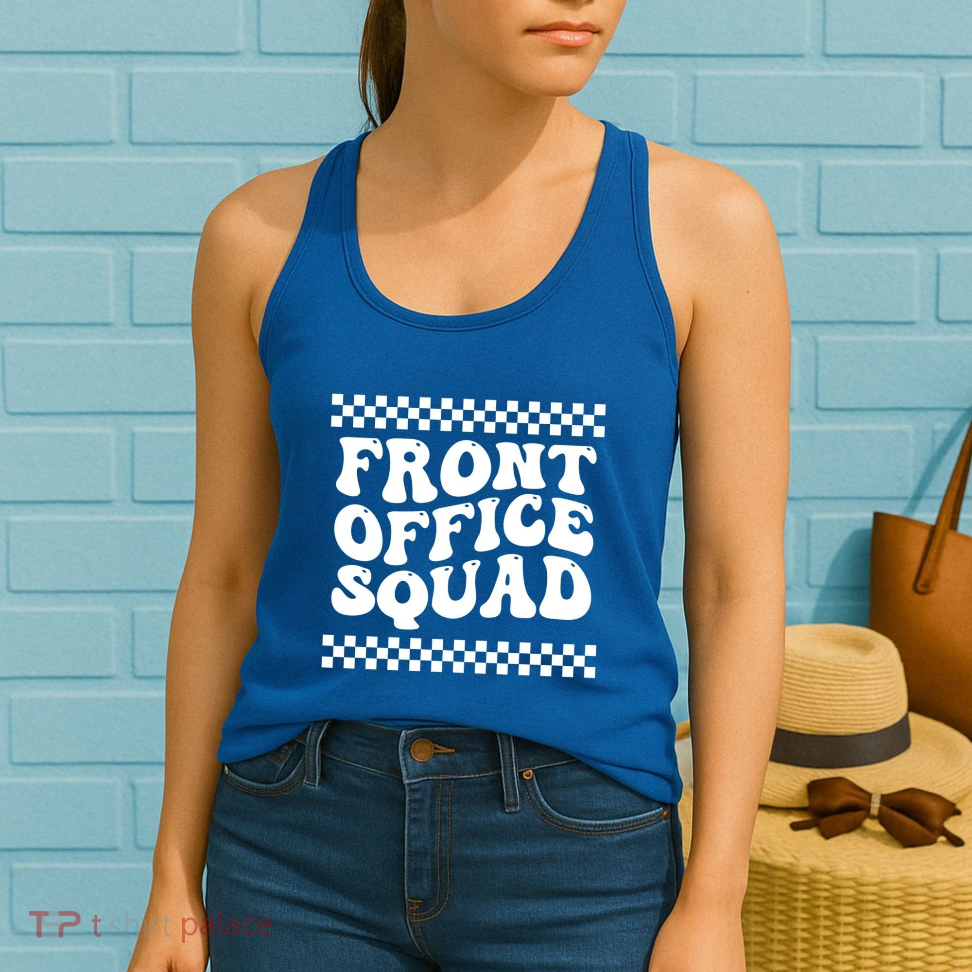 Front Office Squad Administrative Assistant School Secretary Gift Women's Tank Top