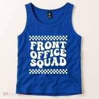Front Office Squad Administrative Assistant School Secretary Gift Tank Top thumb 2