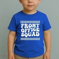 Front Office Squad Administrative Assistant School Secretary Gift Toddler T-Shirt thumb 2