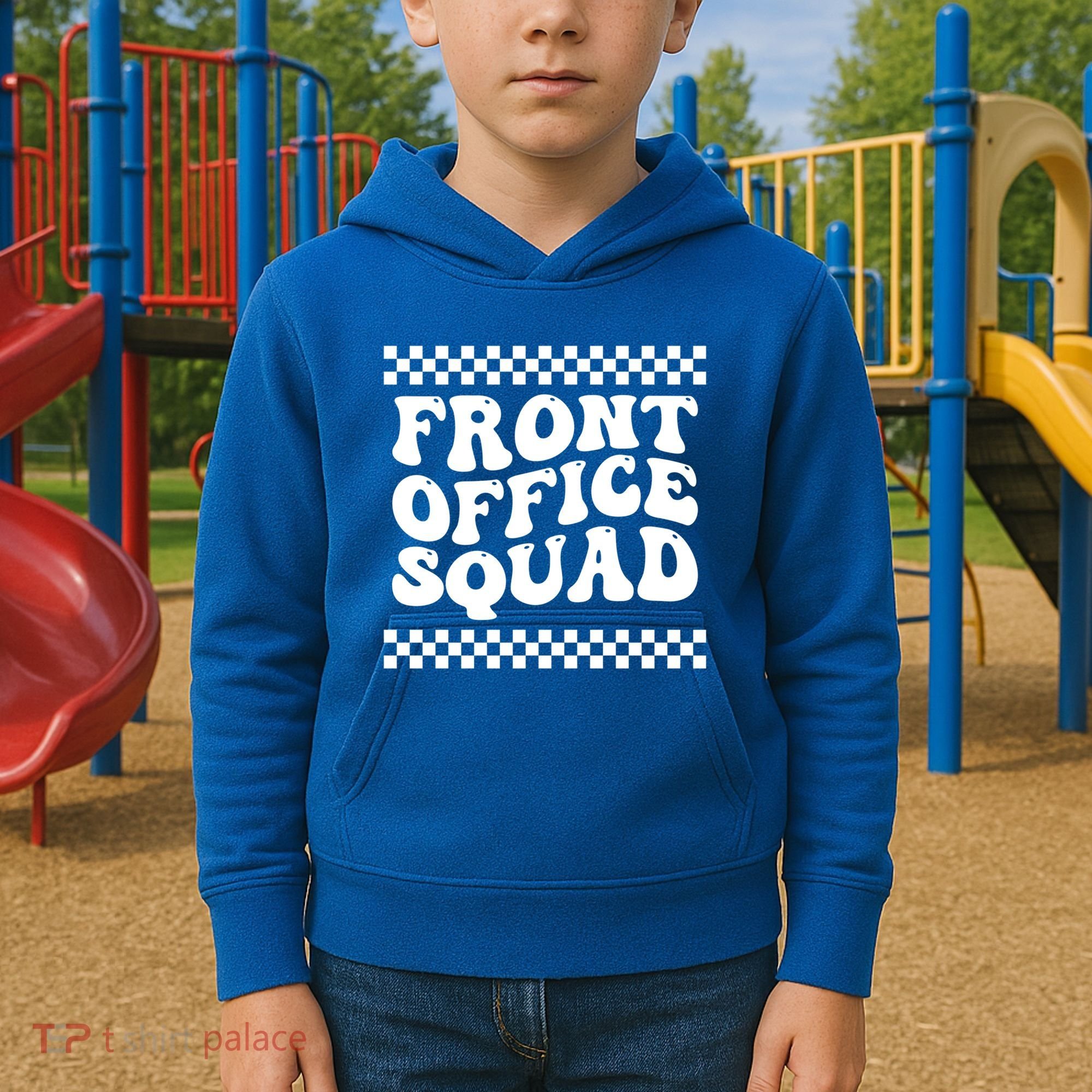 Front Office Squad Administrative Assistant School Secretary Gift Kids Hoodie