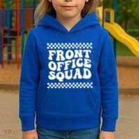 Front Office Squad Administrative Assistant School Secretary Gift Kids Hoodie thumb 3