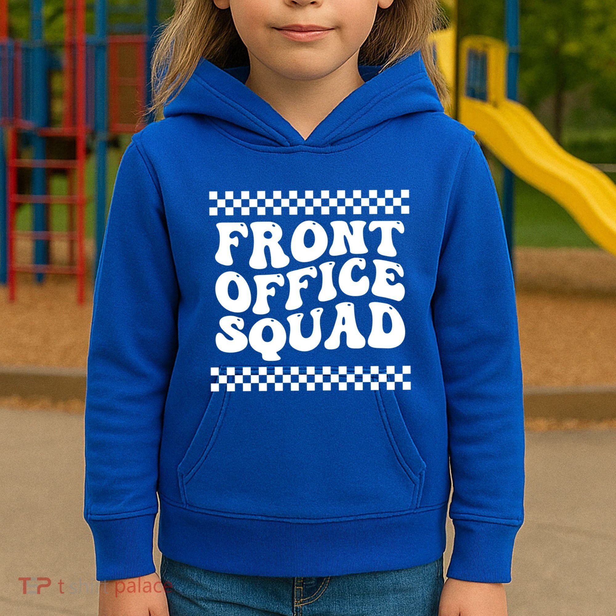 Front Office Squad Administrative Assistant School Secretary Gift Kids Hoodie