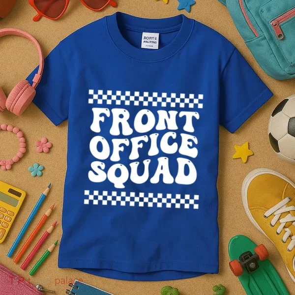 Front Office Squad Administrative Assistant School Secretary Gift Kids T-Shirt