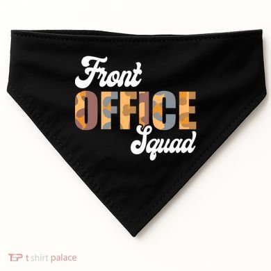 Front Office Squad Administrative Assistant School Secretary Cute Gift USA-Made Doggie Bandana