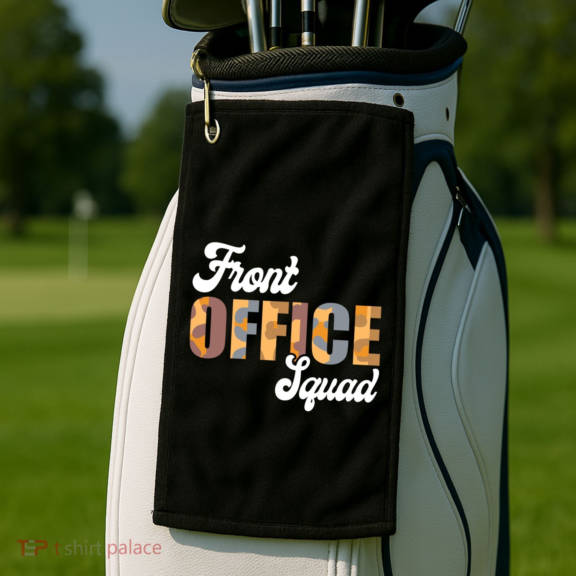 Front Office Squad Administrative Assistant School Secretary Cute Gift Golf Towel