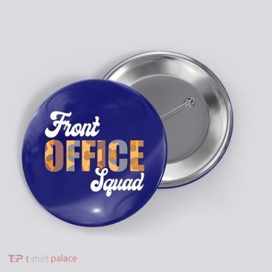 Front Office Squad Administrative Assistant School Secretary Cute Gift Button