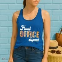 Front Office Squad Administrative Assistant School Secretary Cute Gift Women's Tank Top thumb 2