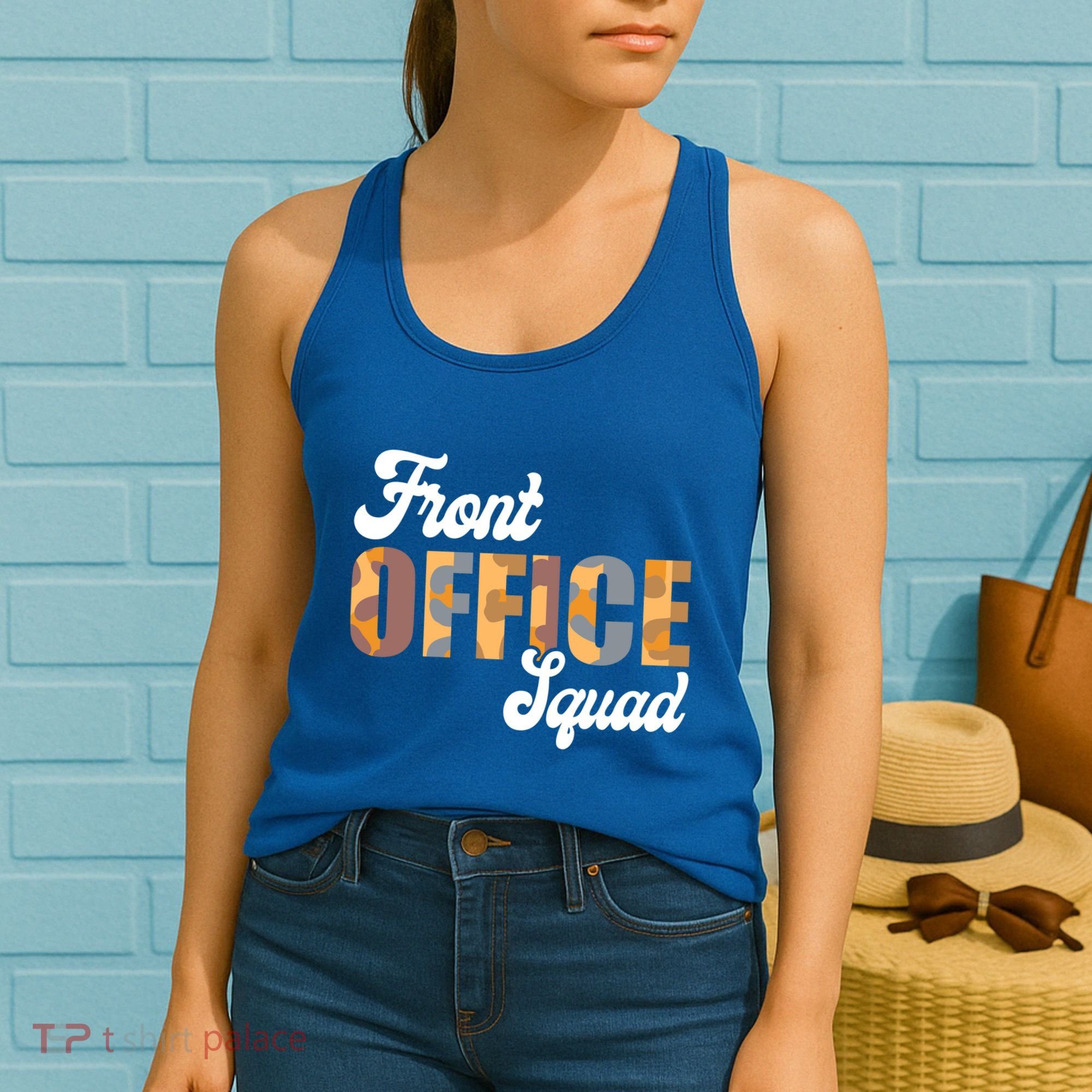 Front Office Squad Administrative Assistant School Secretary Cute Gift Women's Tank Top