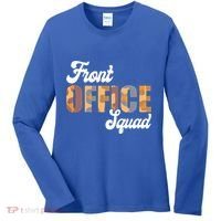Front Office Squad Administrative Assistant School Secretary Cute Gift Women's Long Sleeve Shirt thumb 0
