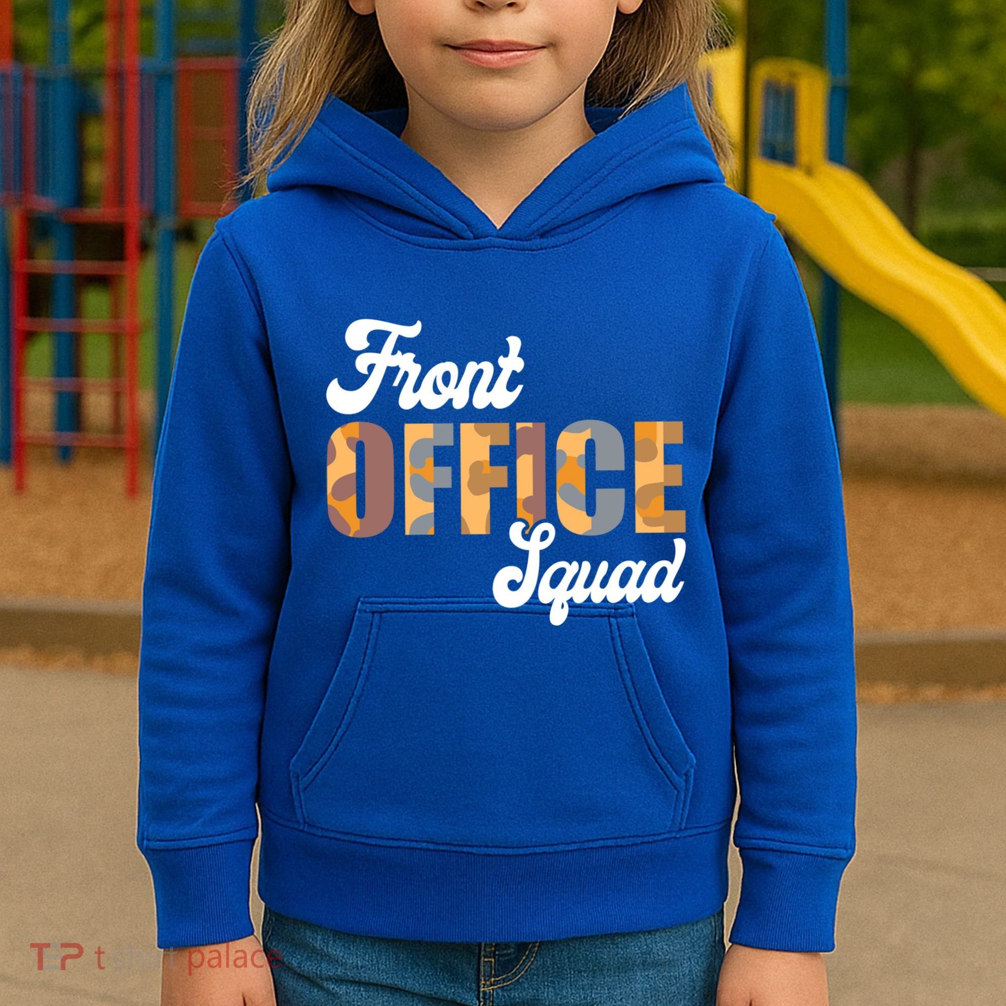 Front Office Squad Administrative Assistant School Secretary Cute Gift Kids Hoodie