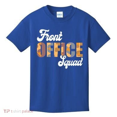 Front Office Squad Administrative Assistant School Secretary Cute Gift Kids T-Shirt