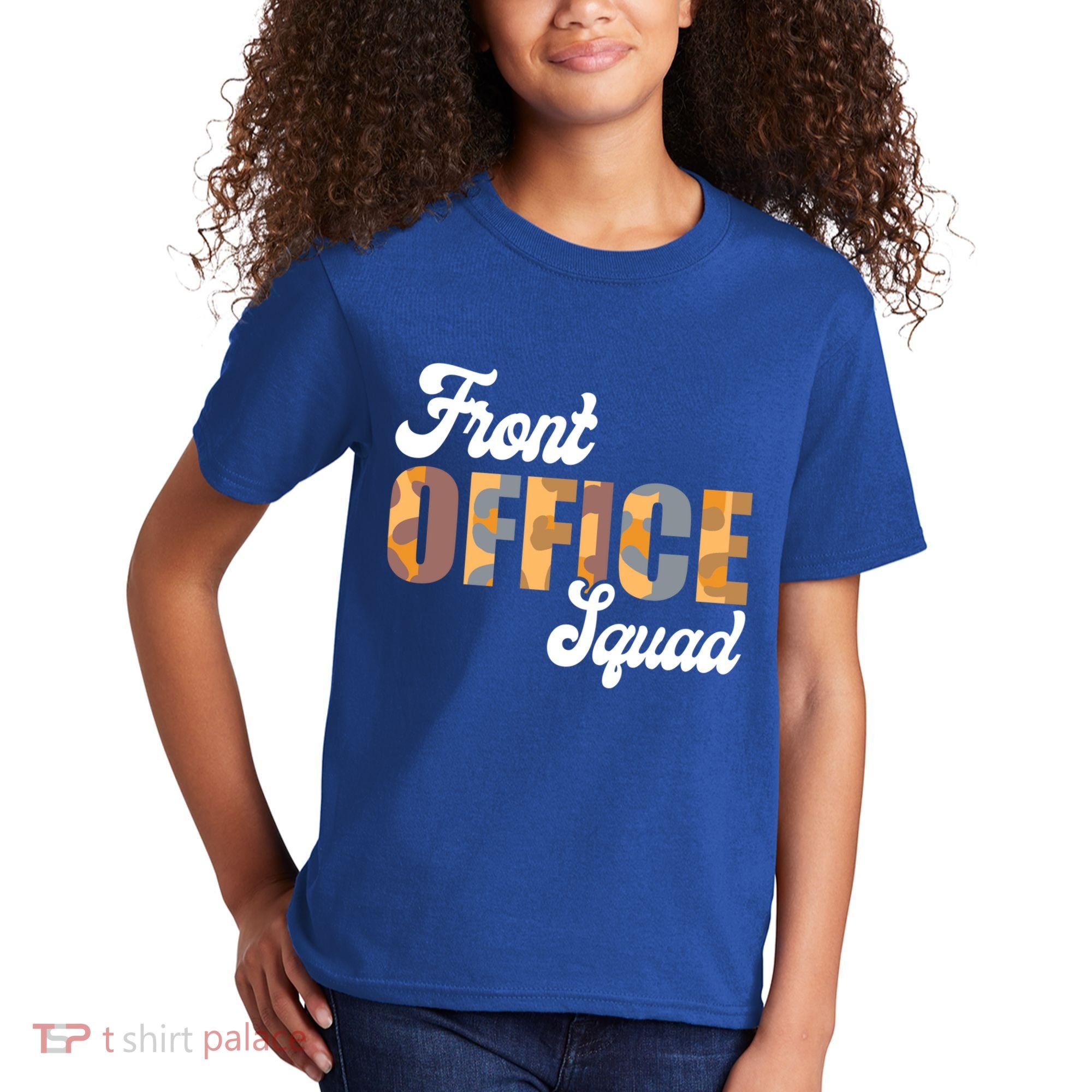 Front Office Squad Administrative Assistant School Secretary Cute Gift Kids T-Shirt
