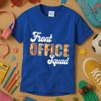 Front Office Squad Administrative Assistant School Secretary Cute Gift Kids T-Shirt thumb 3