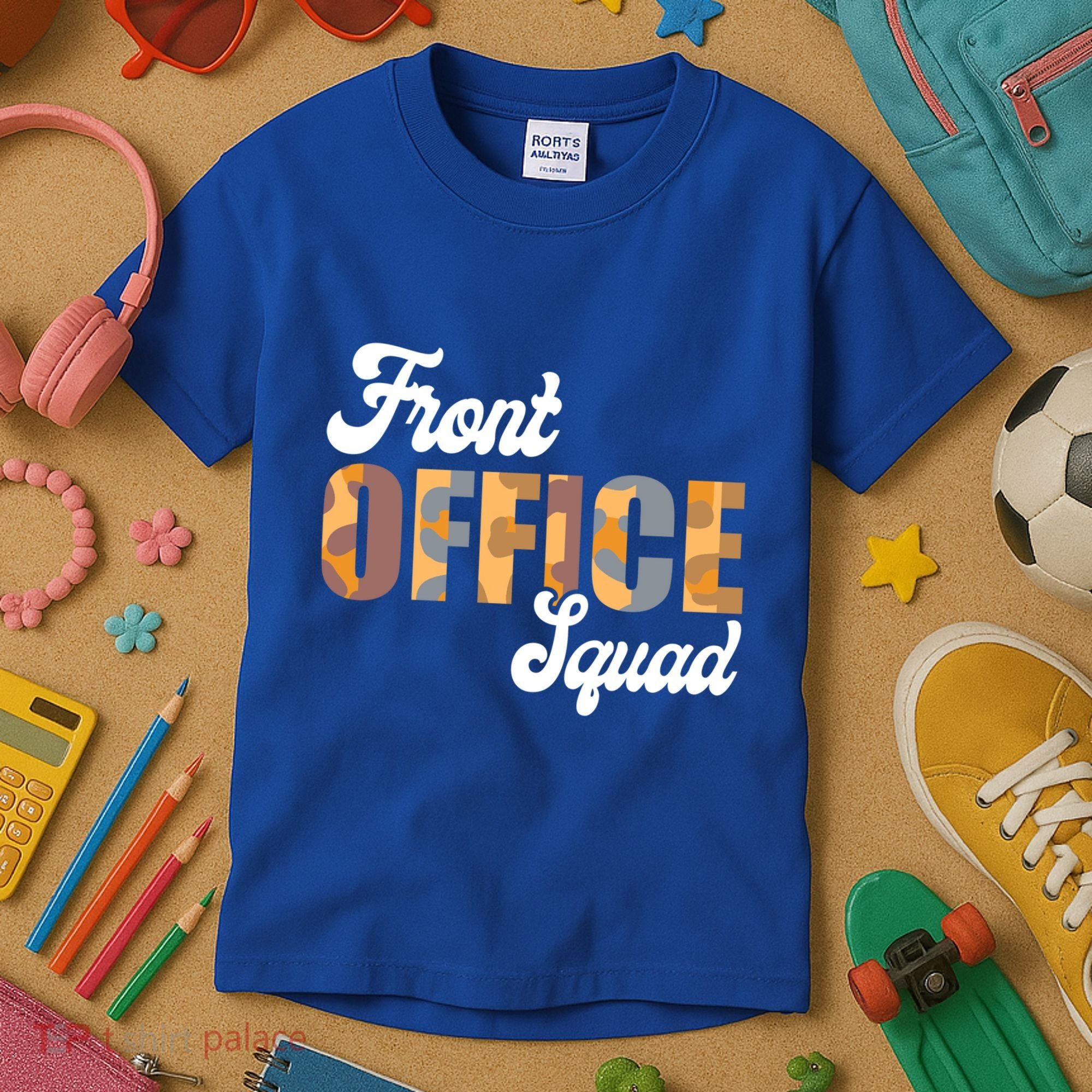 Front Office Squad Administrative Assistant School Secretary Cute Gift Kids T-Shirt