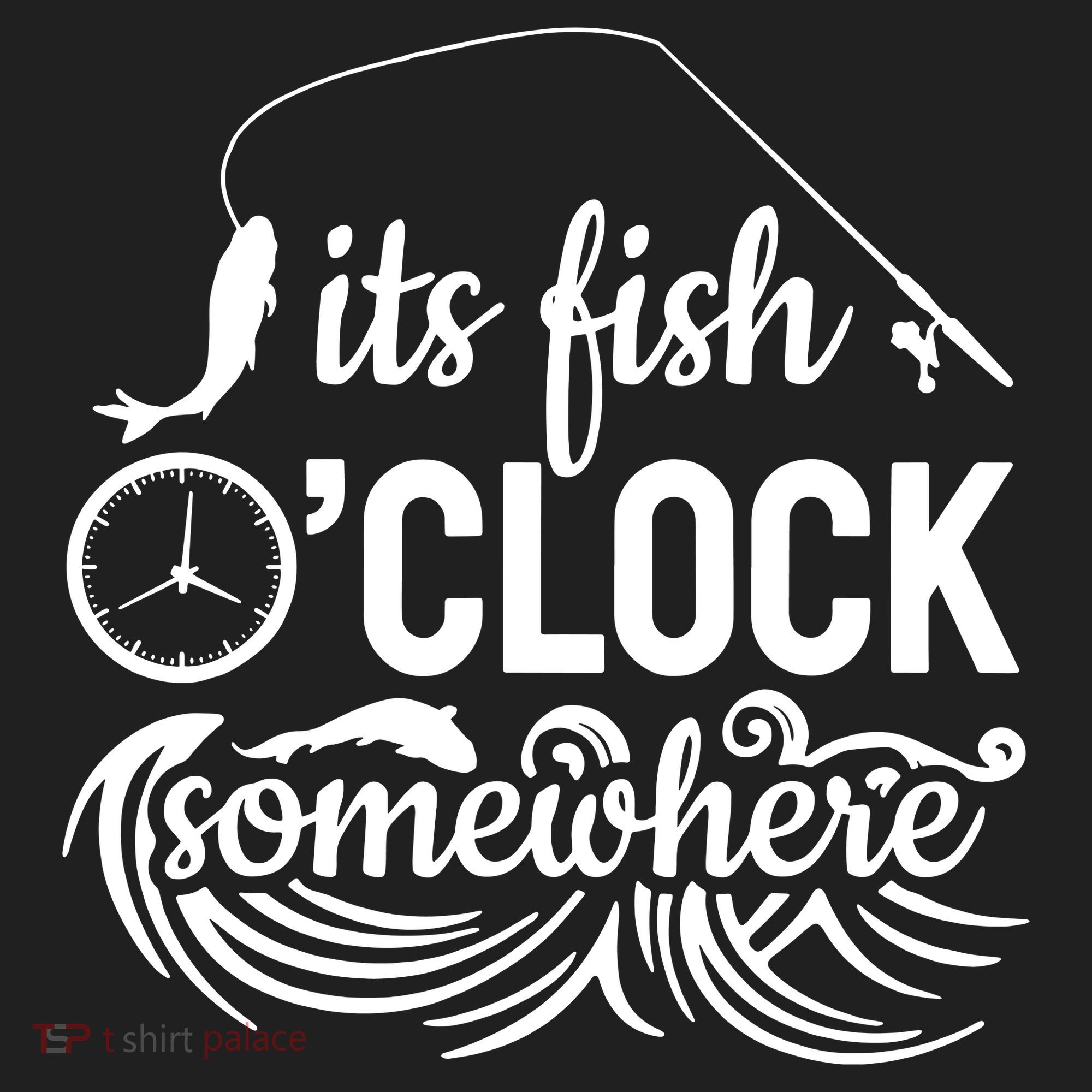 Fish OClock Time Funny Women's Sweatshirt