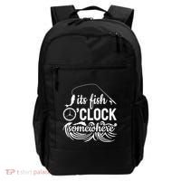 Fish OClock Time Funny Backpack thumb 0