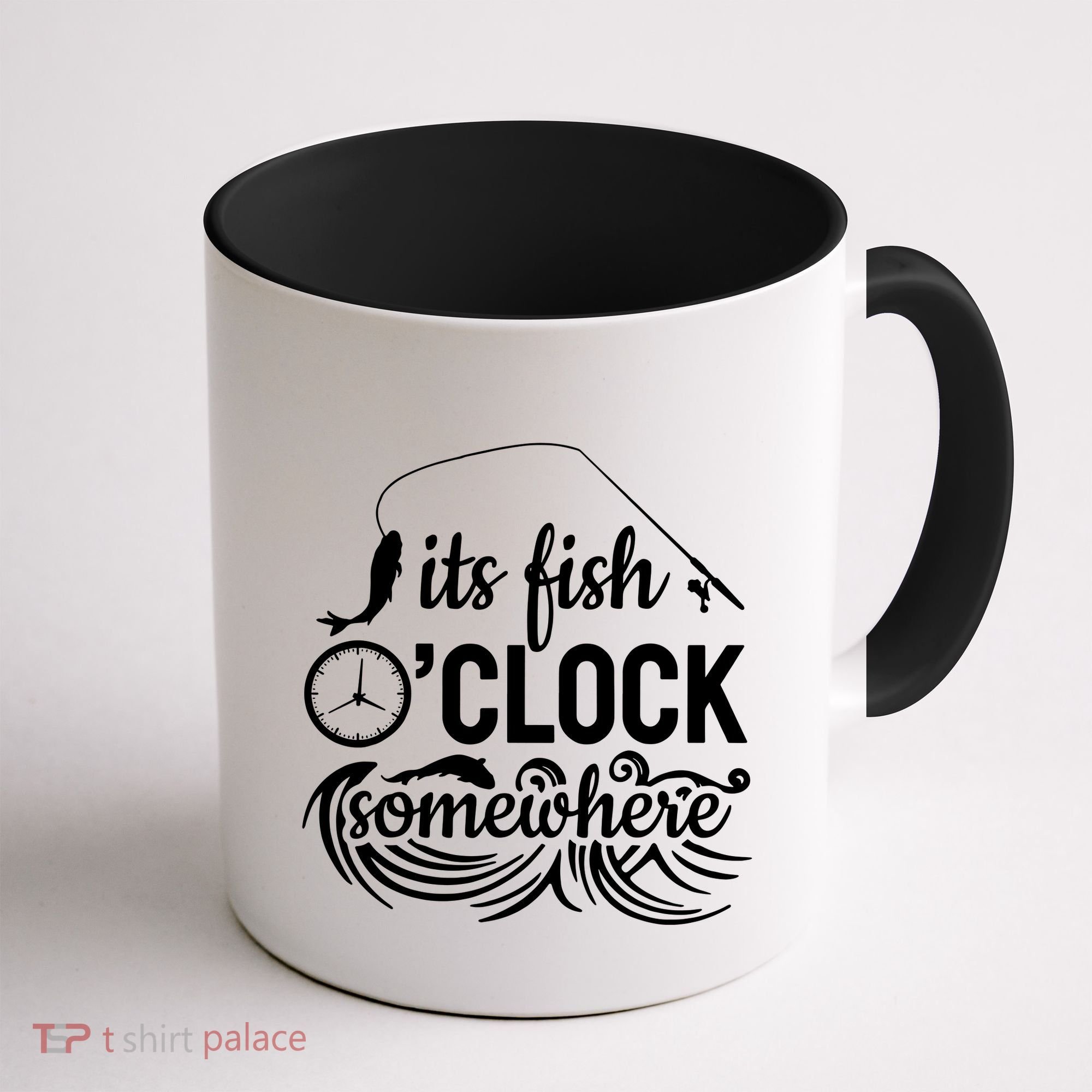 Fish OClock Time Funny Coffee Mug