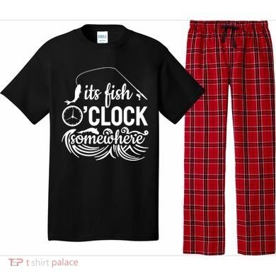 Fish OClock Time Funny Pajama Set