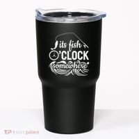 Fish OClock Time Funny Tumbler thumb 0